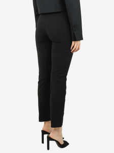 Loewe Black slim-leg trousers - size UK 10