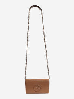 Beige leather Soho cross-body bag Bags Gucci 