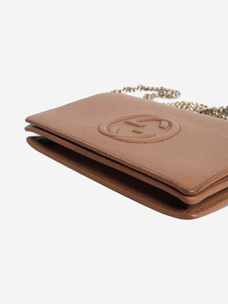 Beige leather Soho cross-body bag Bags Gucci 