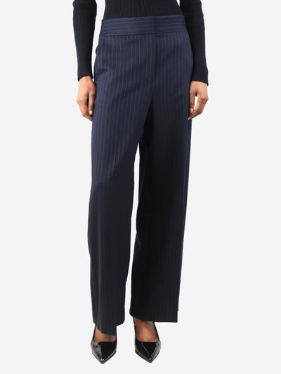Navy pinstripe trousers - size XS Trousers Khaite 