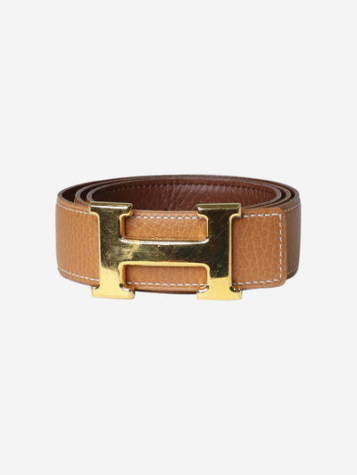 Brown H belt buckle Belts Hermes 