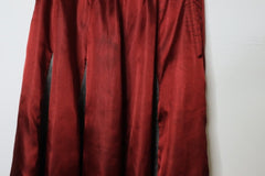 Red and grey satin midi skirt - size XS Skirts Comme Des Garçons 