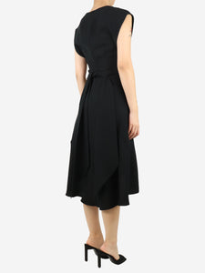 Cefinn Black sleeveless midi dress - size UK 8