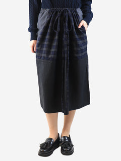 Grey wool drawstring skirt - size OS Skirts Daniela Gregis 