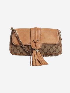 Vintage brown Marrakesh monogram shoulder-bag