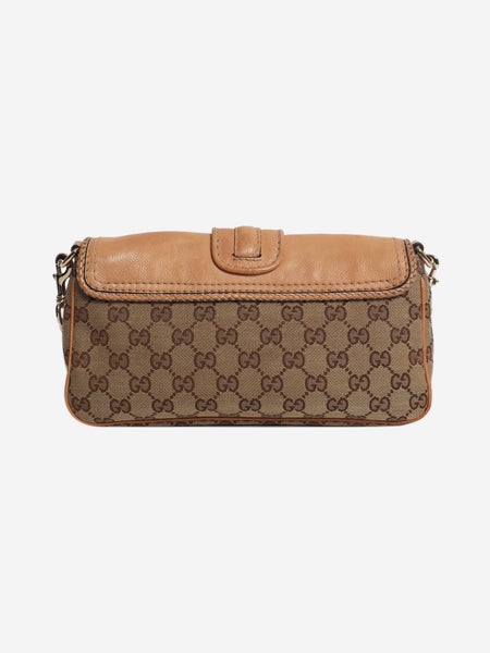 Vintage brown Marrakesh monogram shoulder-bag alternate image