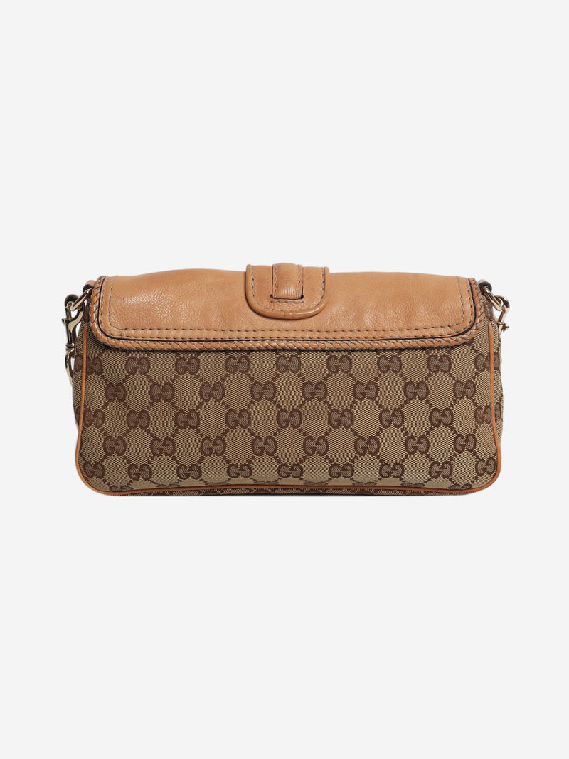 Vintage brown Marrakesh monogram shoulder-bag