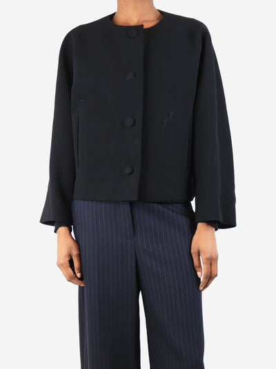 Black wool jacket - size UK 6 Coats & Jackets Balenciaga 