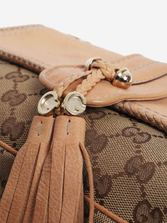 Vintage brown Marrakesh monogram shoulder-bag