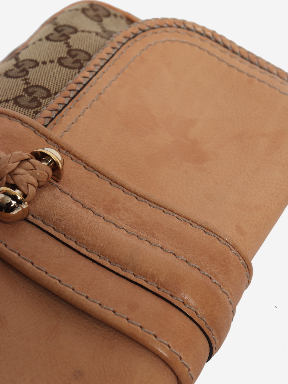 Vintage brown Marrakesh monogram shoulder-bag