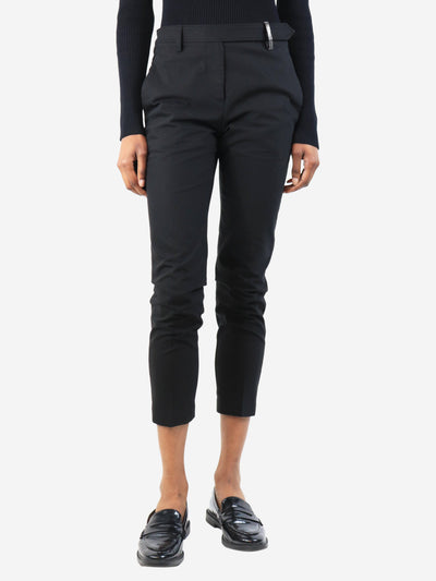 Black tapered trousers - size UK 8 Trousers Brunello Cucinelli 