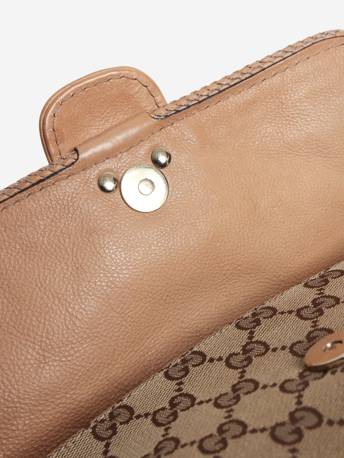 Vintage brown Marrakesh monogram shoulder-bag