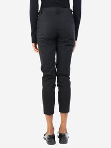 Brunello Cucinelli Black tapered trousers - size UK 8