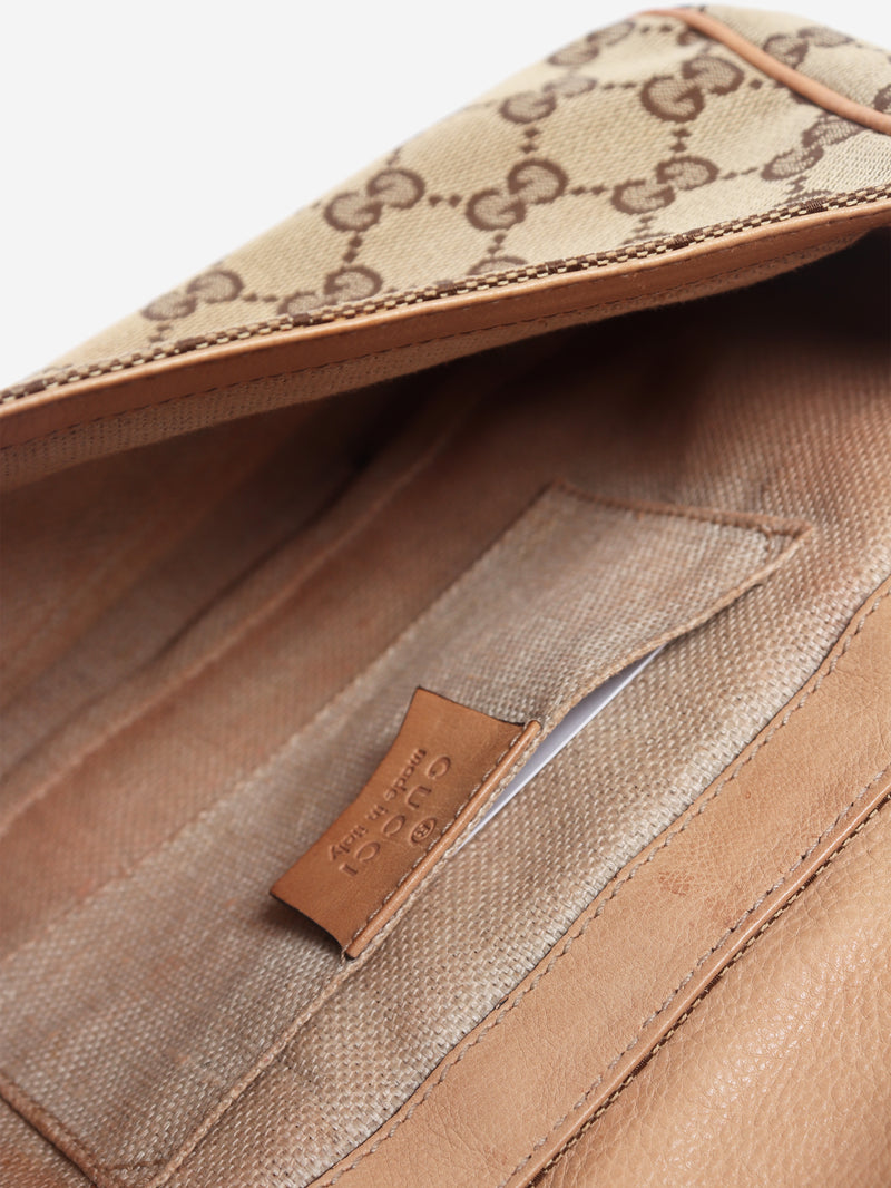Vintage brown Marrakesh monogram shoulder-bag