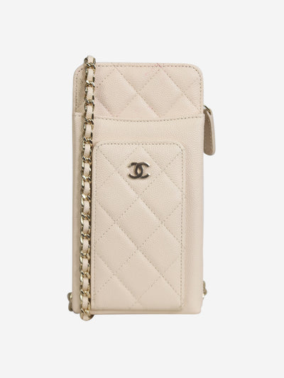 Cream 2019 caviar phone pouch Cross-body bags Chanel 