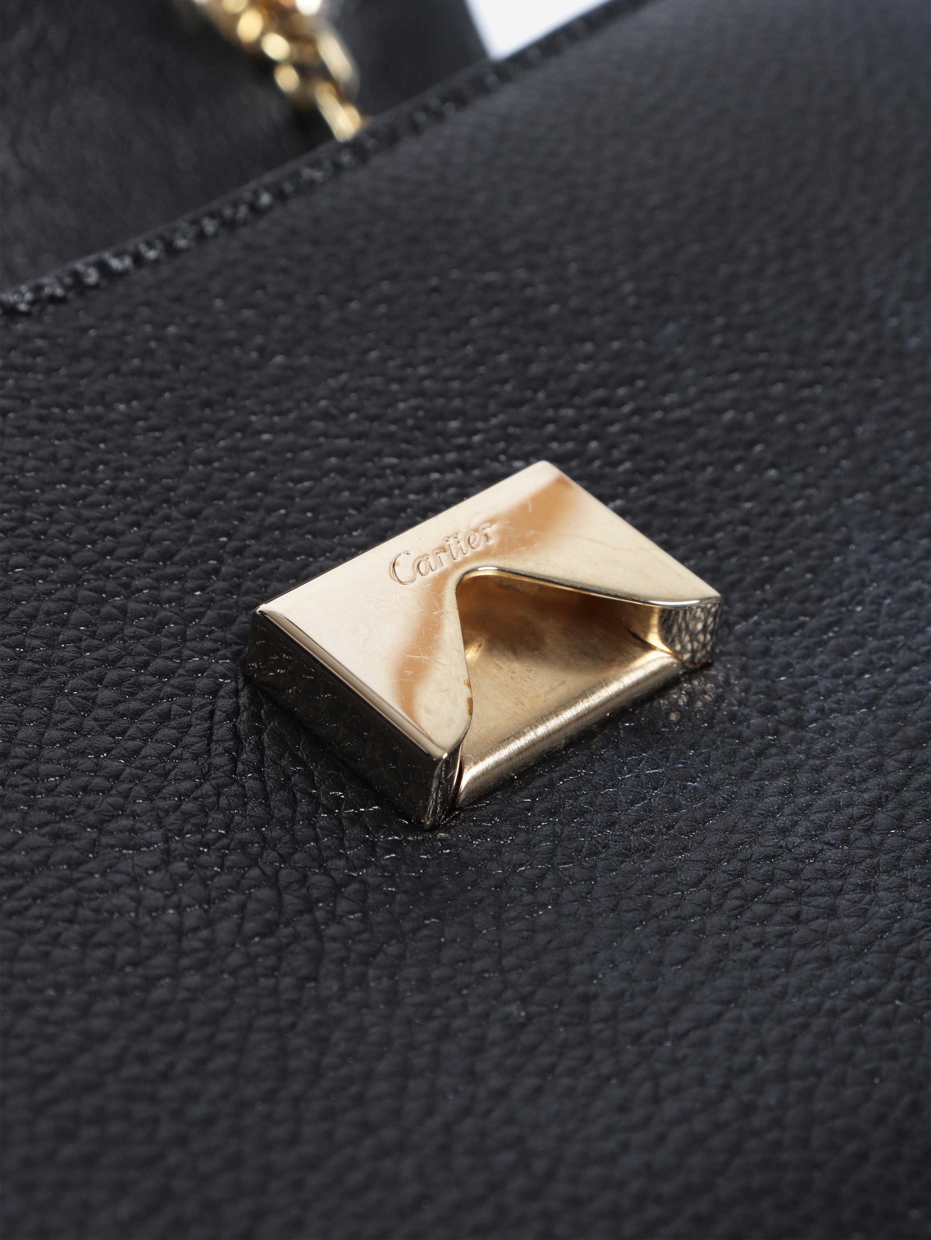 Black Panthère Graphique de Cartier chain bag