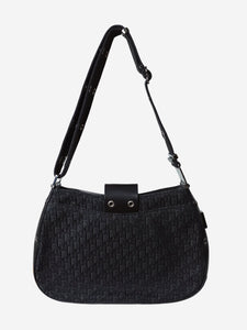 Christian Dior Black Y2K leather monogram bag - size