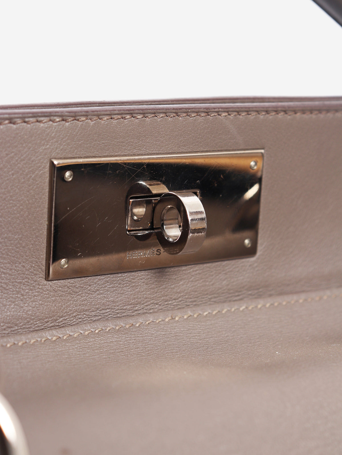 Gris Etain 2012 swift leather tool box bag Cross-body Bags Hermes 