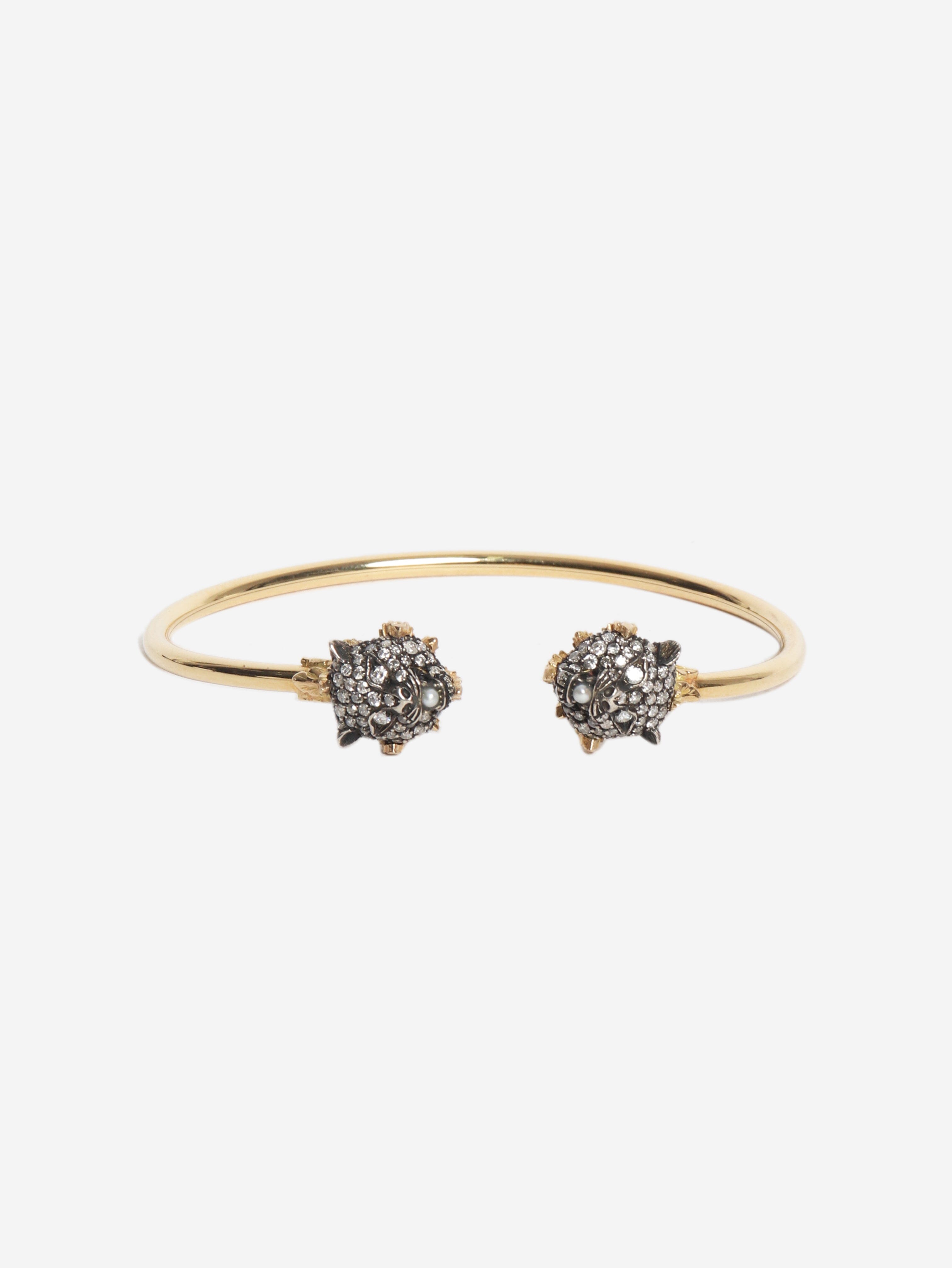 18ct Yellow gold bangle Bracelets Gucci 