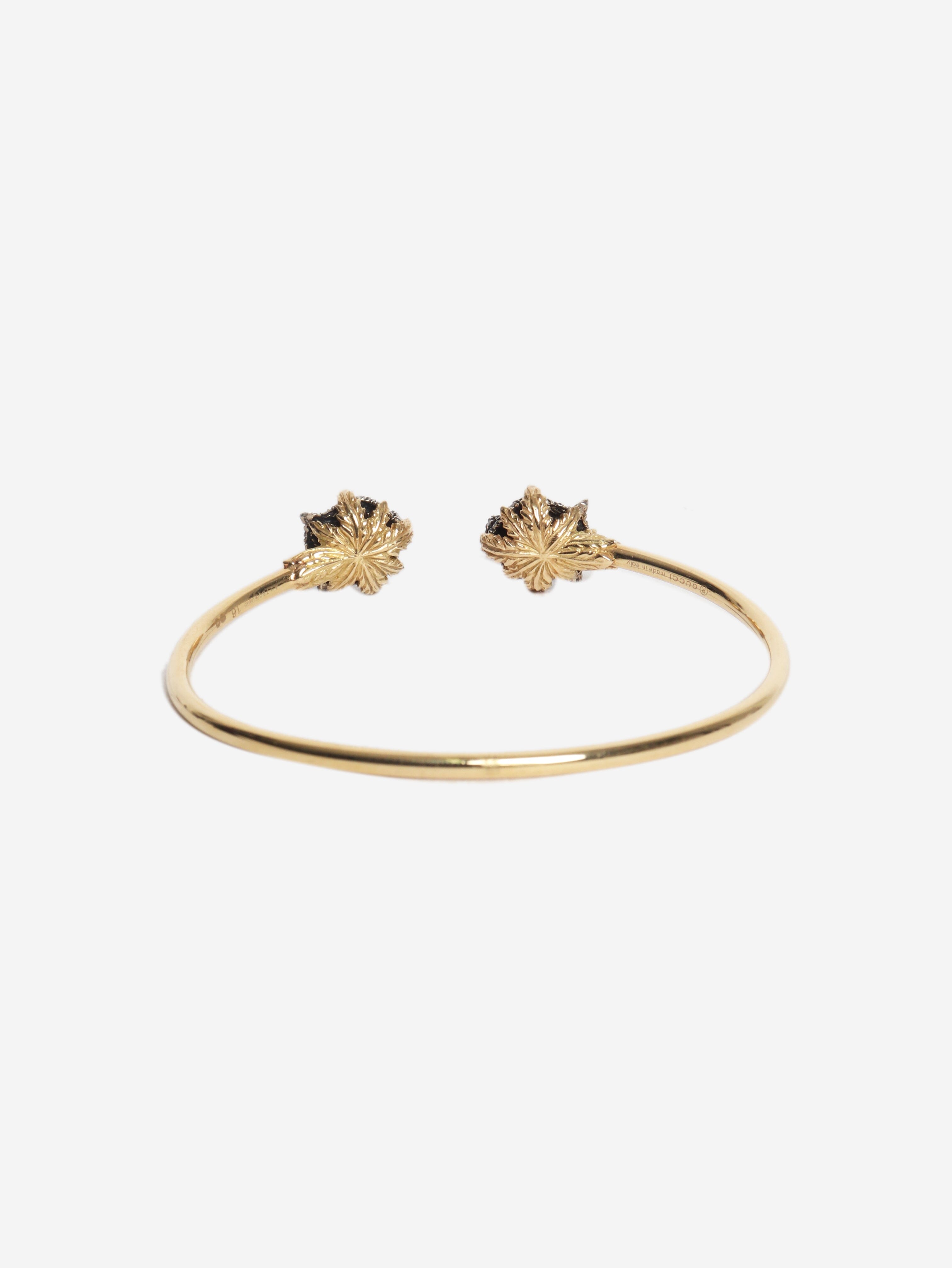 18ct Yellow gold bangle Bracelets Gucci 