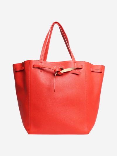 Red leather tote bag Bags Celine 
