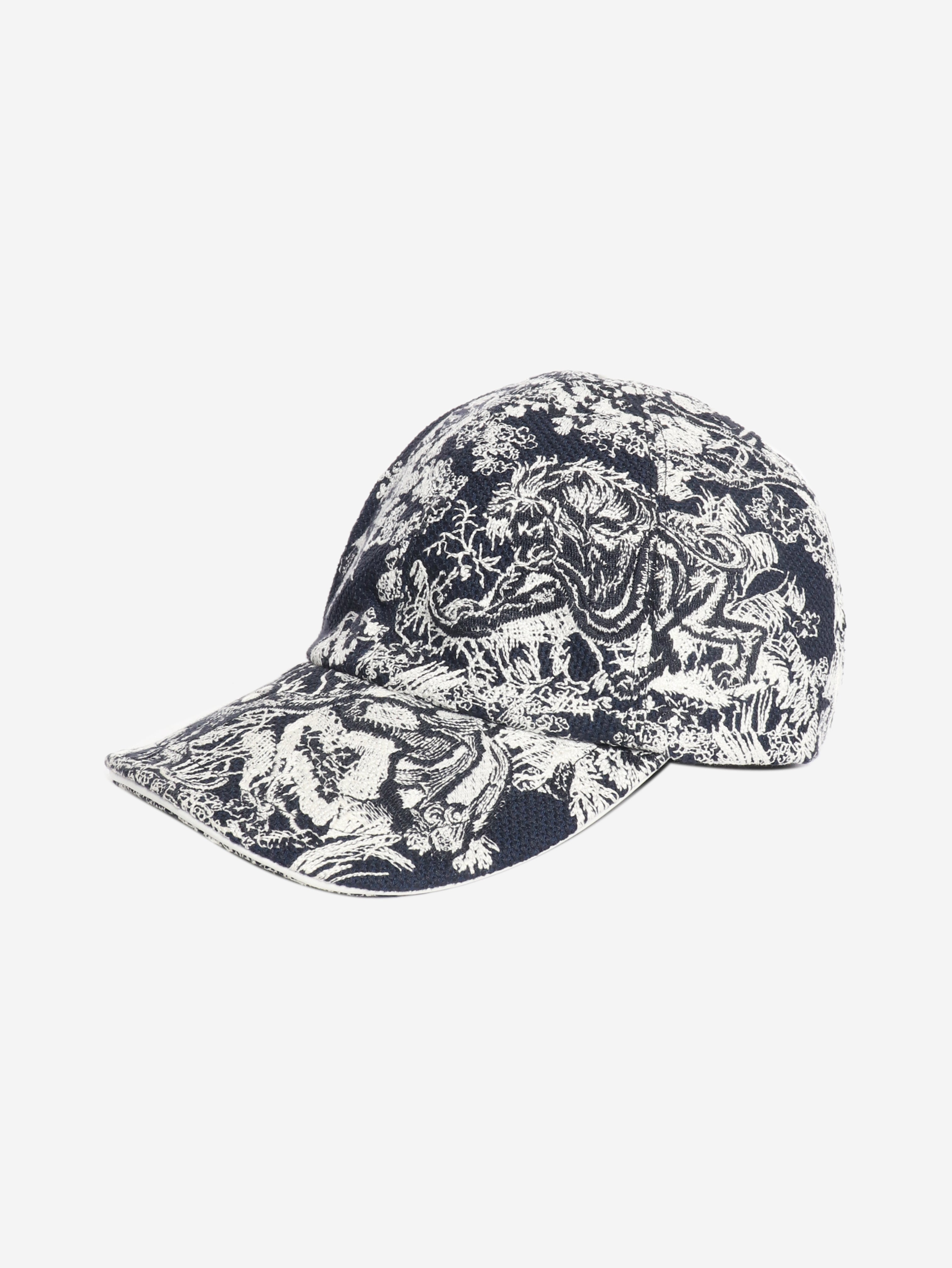 Navy embroidered cap