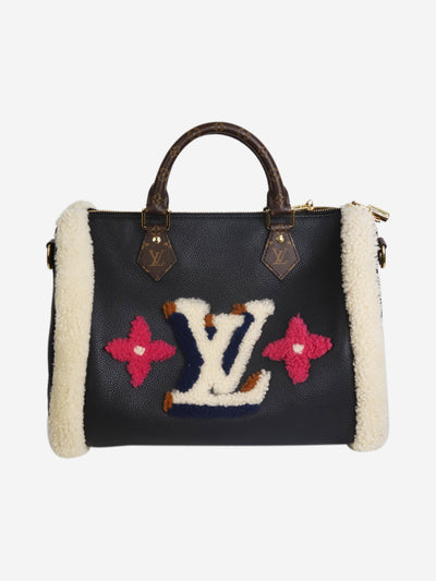 Black 2020 Monogram Teddy Speedy 30 bag Top Handle Bags Louis Vuitton 