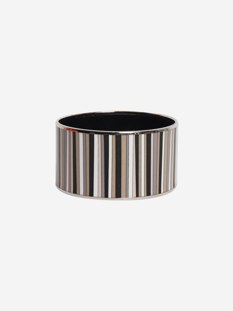 Multicolour Carioca stripe enamel bracelet Bracelets Hermes 