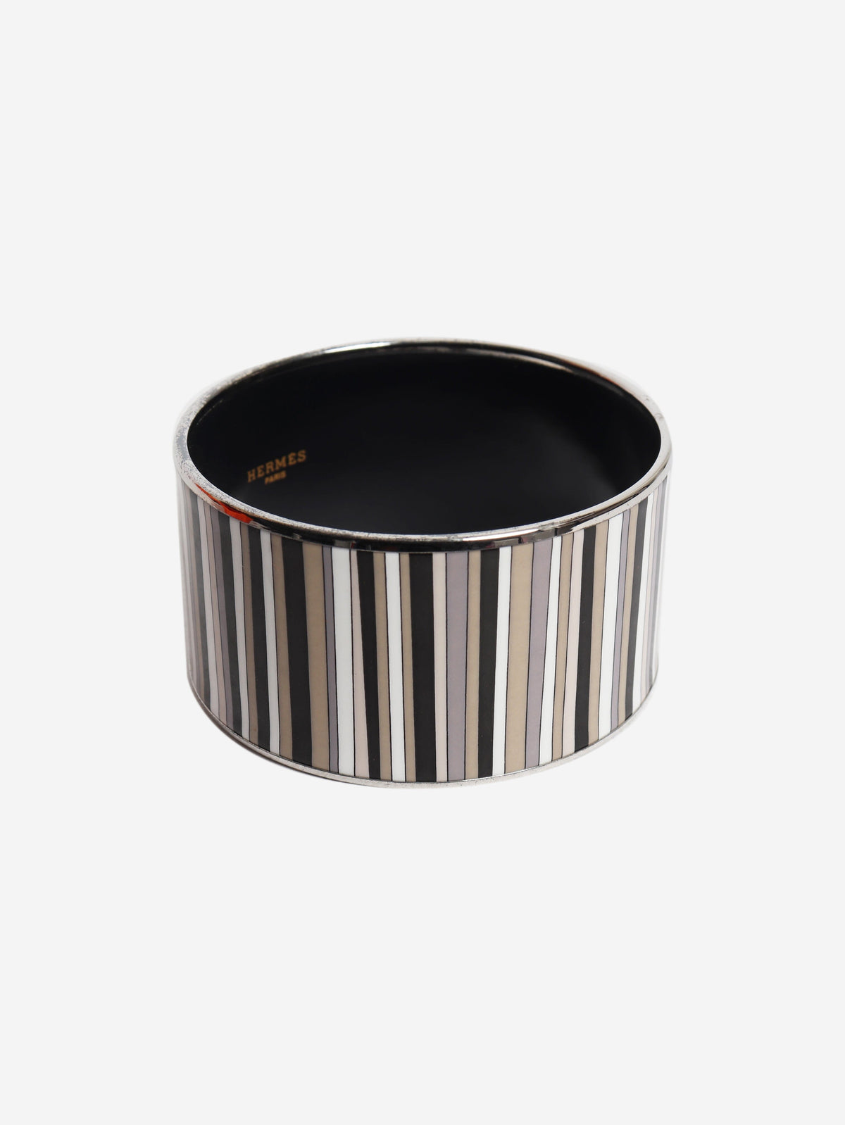 Multicolour Carioca stripe enamel bracelet Bracelets Hermes 