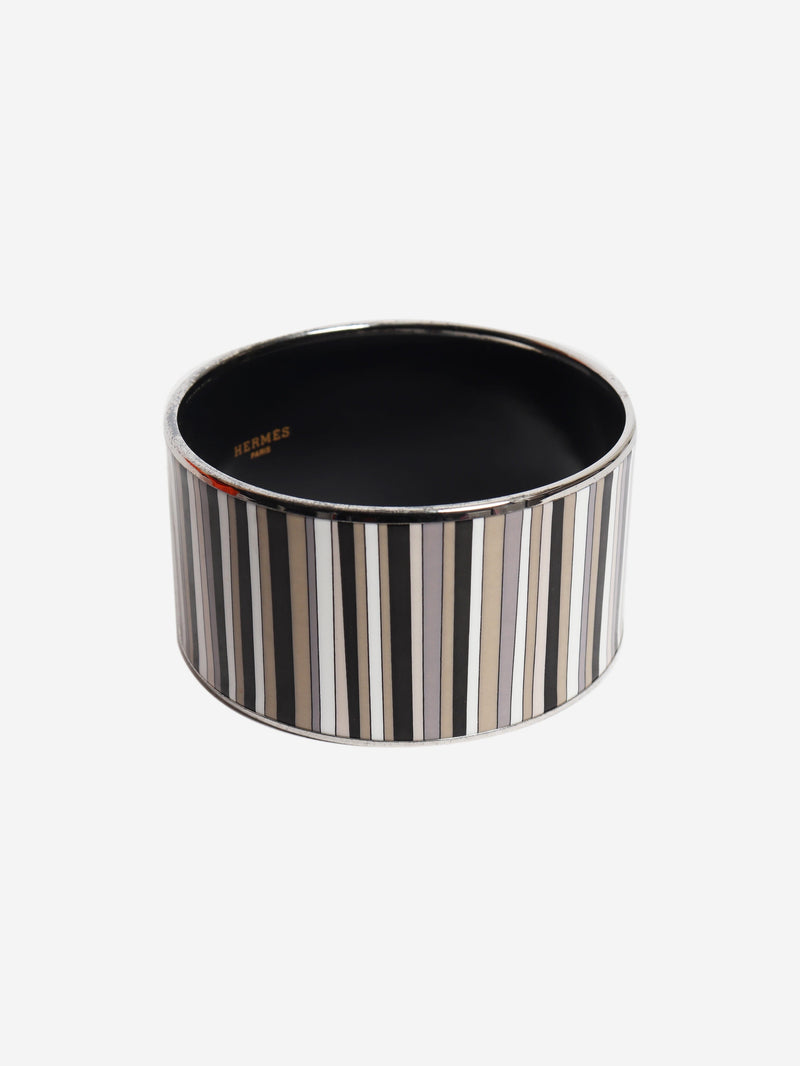 Multicolour Carioca stripe enamel bracelet Bracelets Hermes 