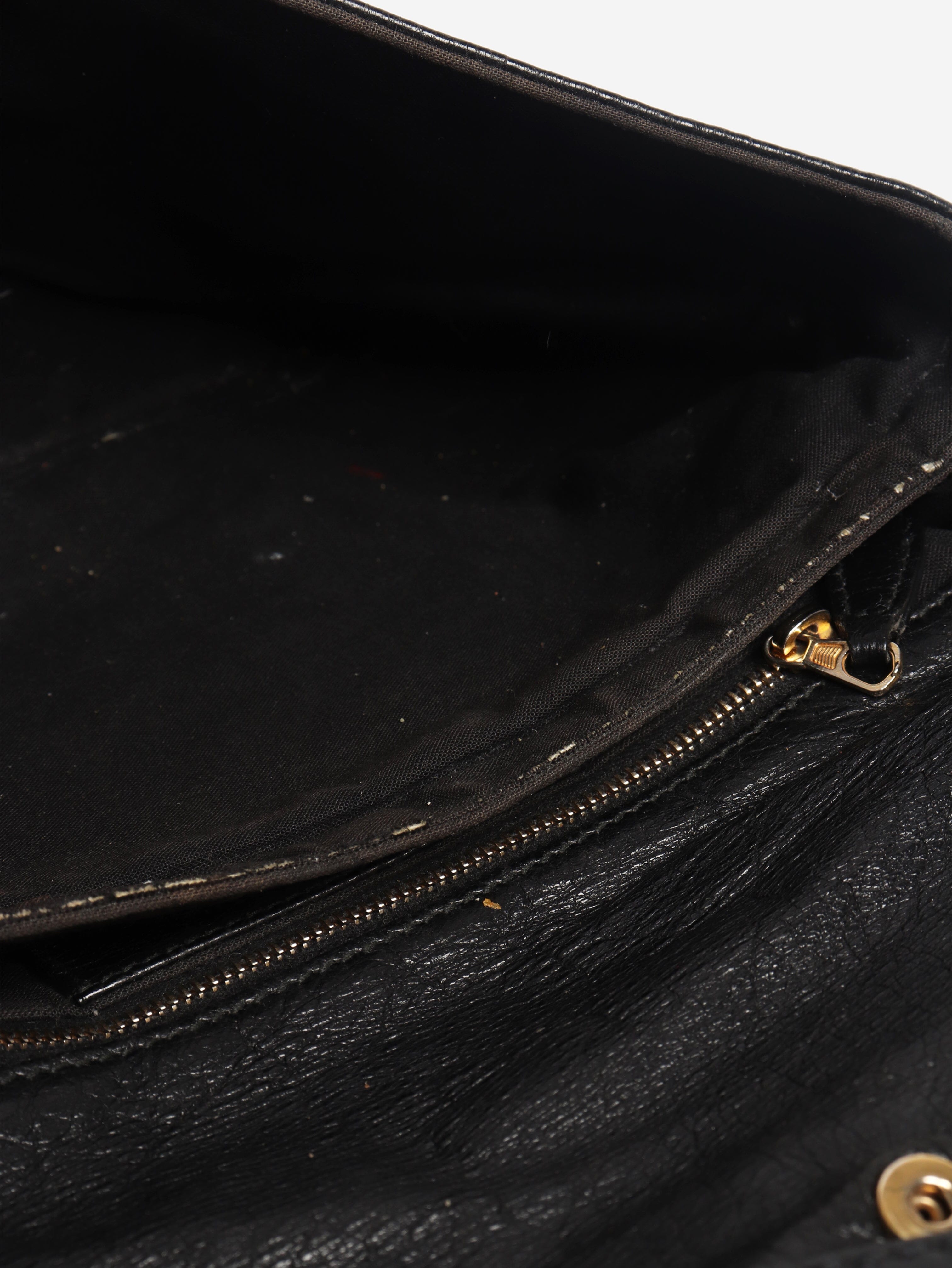 Black anthracite leather envelope clutch cross-body bag Cross-body Bags Balenciaga 
