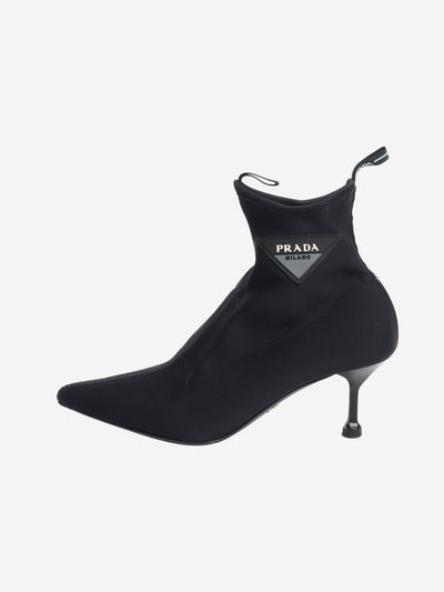 Black neoprene sock boots - size EU 36.5 (UK 3.5) Boots Prada 