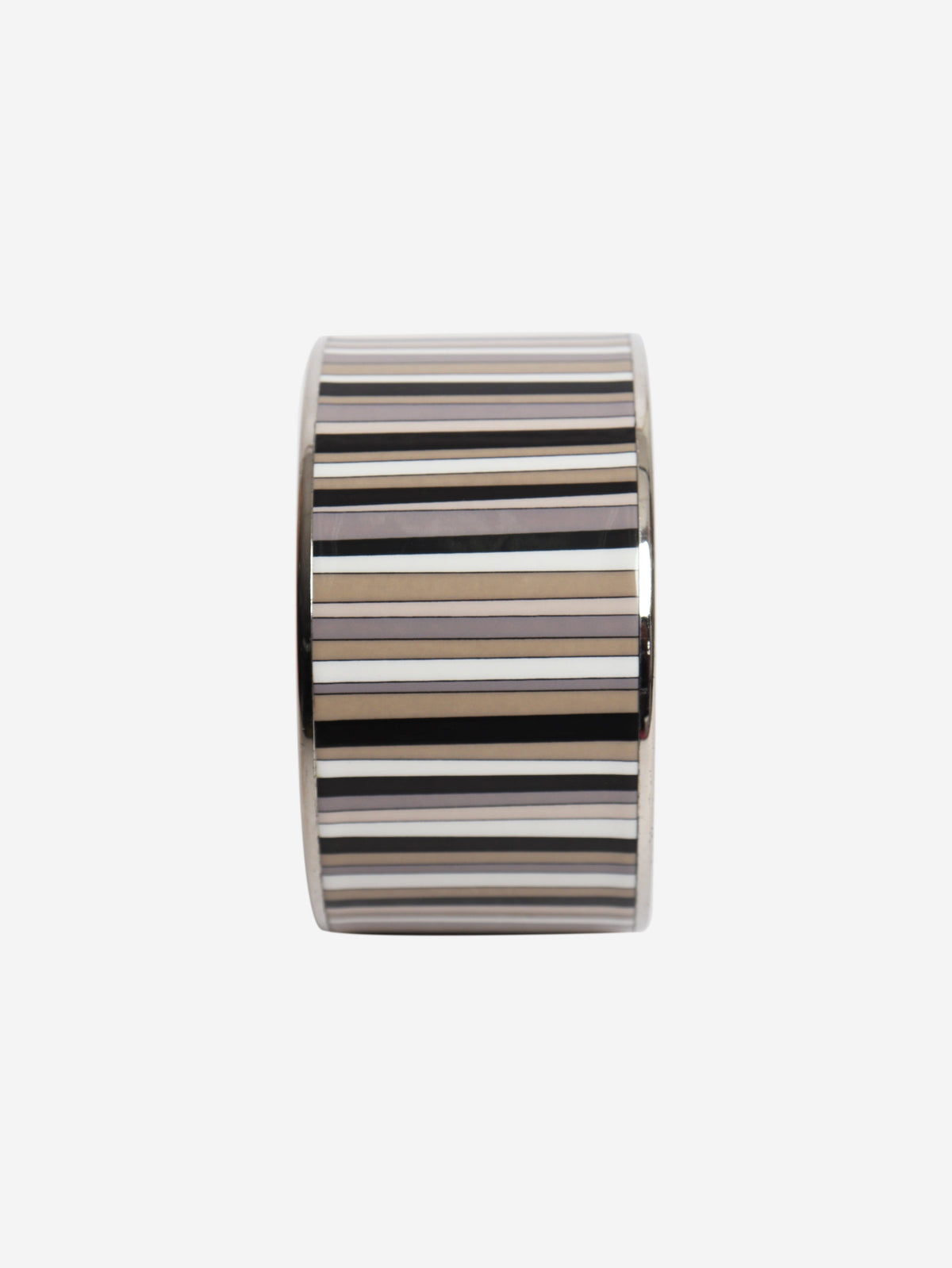 Multicolour Carioca stripe enamel bracelet Bracelets Hermes 