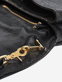 Black anthracite leather envelope clutch cross-body bag Cross-body Bags Balenciaga 