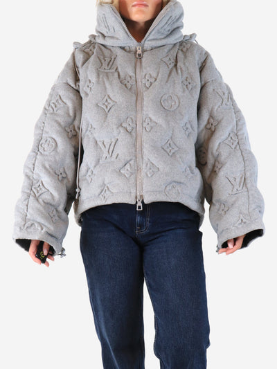 Grey monogram Boyhood puffer - size UK 14 Coats & Jackets Louis Vuitton 
