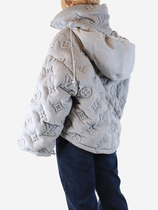 Louis Vuitton Grey monogram Boyhood puffer - size UK 14
