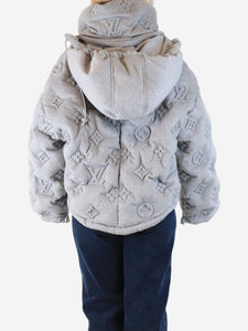 Louis Vuitton Grey monogram Boyhood puffer - size UK 14