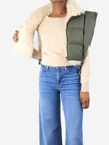 Isabel Marant Green puffer gilet - size S