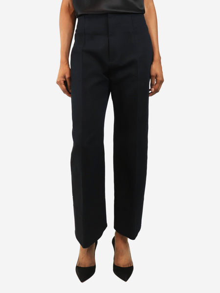 Navy tailored trousers - size UK 6 product image