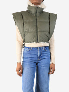 Isabel Marant Green puffer gilet - size S