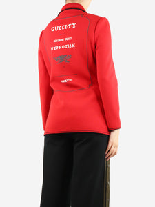 Gucci Red knit jacket - size UK 8