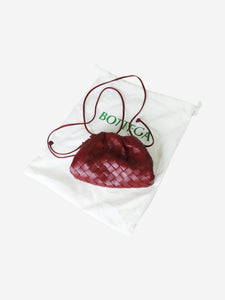 Bottega Veneta Burgundy mini Pouch bag