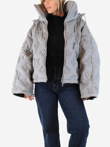 Louis Vuitton Grey monogram Boyhood puffer - size UK 14