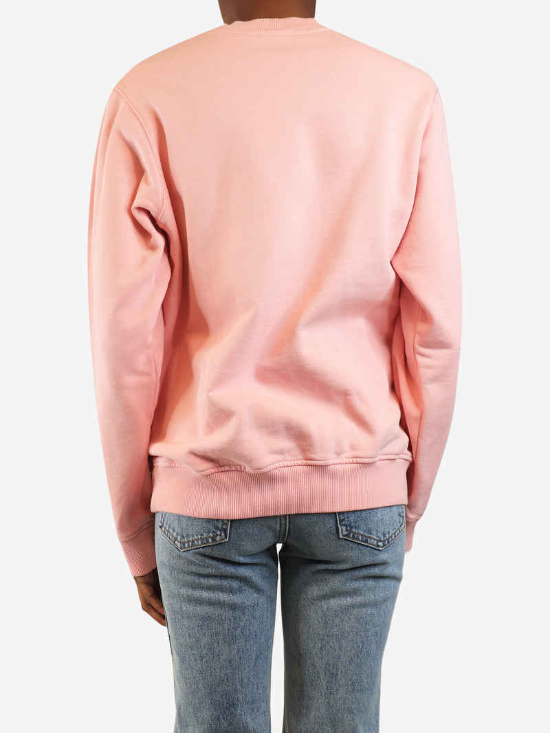 Pink embroidered sweatshirt- size XS Tops Casablanca 
