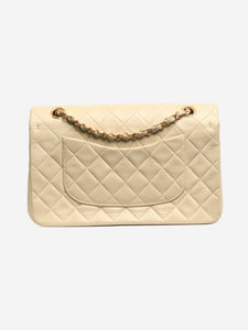 Chanel Cream vintage 1994 medium lambskin Classic Double Flap bag