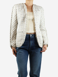 Camilla and Marc Ivory Franca tweed jacket - size UK 8