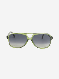 Green aviator sunglasses