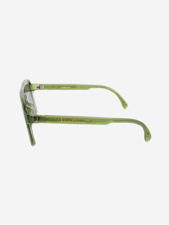 Green aviator sunglasses