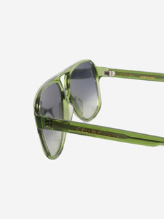 Green aviator sunglasses