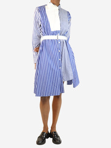 Sacai Blue and white striped shirt dress - size S